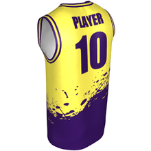 Deluxe NBL quality - Basketball Jersey 9101-5 Yellow/Purple