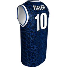 Deluxe NBL quality - Basketball Jersey 9105-2 Navy/White/Royal