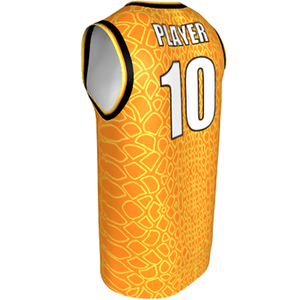 Deluxe NBL quality - Basketball Jersey 9105-3 Orange/Black/Yellow