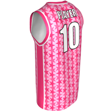 Deluxe NBL quality - Basketball Jersey 9106-4 Pink/Magneta/White