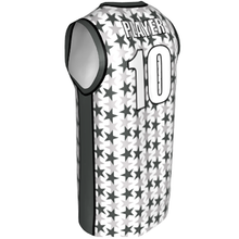 Deluxe NBL quality - Basketball Jersey 9106-5 White/Grey/Charcoal/Black