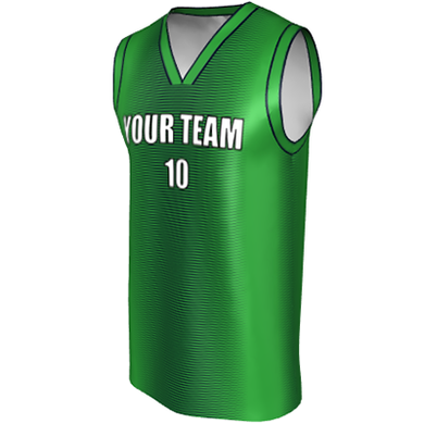 Deluxe NBL quality - Basketball Jersey 9108-4 Emerald/Navy