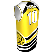 Deluxe NBL quality - Basketball Jersey 9109-1 Gold/Black/White