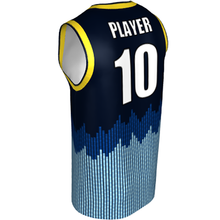 Deluxe NBL quality - Basketball Jersey 9111-3 Navy/Gold/Royal/Sky