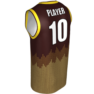 Deluxe NBL quality - Basketball Jersey 9111-5 Brown/Gold/Latte/Steel