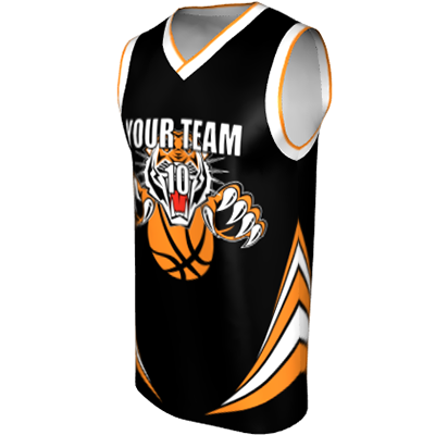 orange and black nba jersey