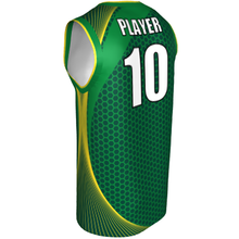 Deluxe NBL quality - Basketball Jersey 9119-1 Jade/Emerald/Gold