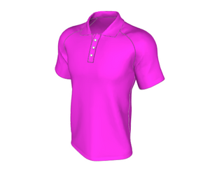 Embroidered CoolDry Polo Shirt - Cerise