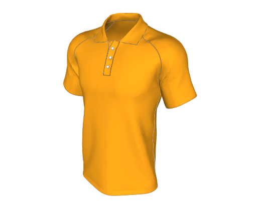 Embroidered CoolDry Polo Shirt - Gold 1