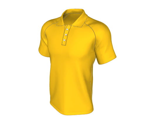Embroidered CoolDry Polo Shirt - Gold 2