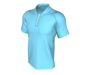Embroidered CoolDry Polo Shirt - Sky