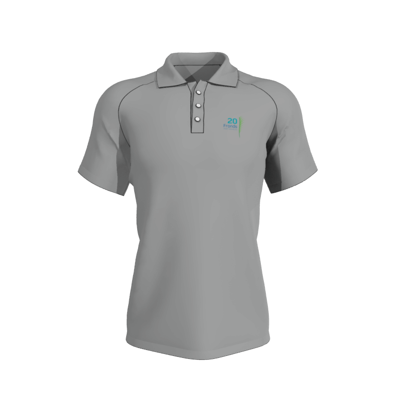 Embroidered Polo Embroidered Plain Colour Polo Shirt cooldry polo. (x 1)